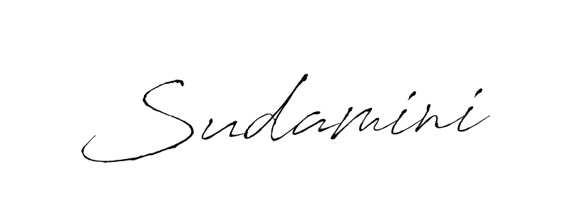 How to make Sudamini name signature. Use Antro_Vectra style for creating short signs online. This is the latest handwritten sign. Sudamini signature style 6 images and pictures png