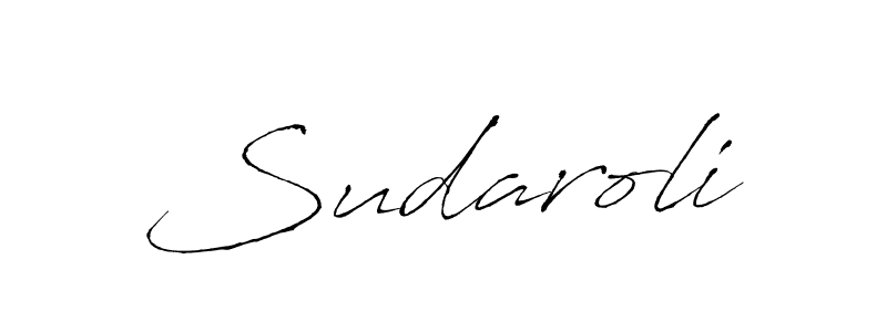 Once you've used our free online signature maker to create your best signature Antro_Vectra style, it's time to enjoy all of the benefits that Sudaroli name signing documents. Sudaroli signature style 6 images and pictures png