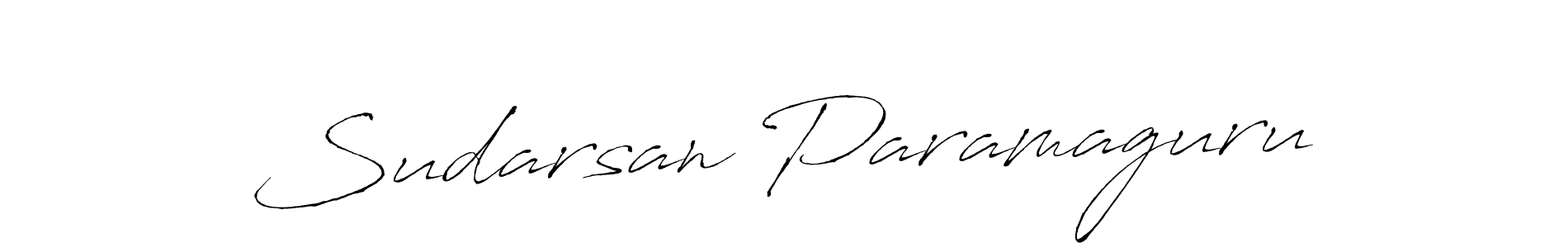 Sudarsan Paramaguru stylish signature style. Best Handwritten Sign (Antro_Vectra) for my name. Handwritten Signature Collection Ideas for my name Sudarsan Paramaguru. Sudarsan Paramaguru signature style 6 images and pictures png