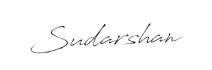 Sudarshan stylish signature style. Best Handwritten Sign (Antro_Vectra) for my name. Handwritten Signature Collection Ideas for my name Sudarshan. Sudarshan signature style 6 images and pictures png