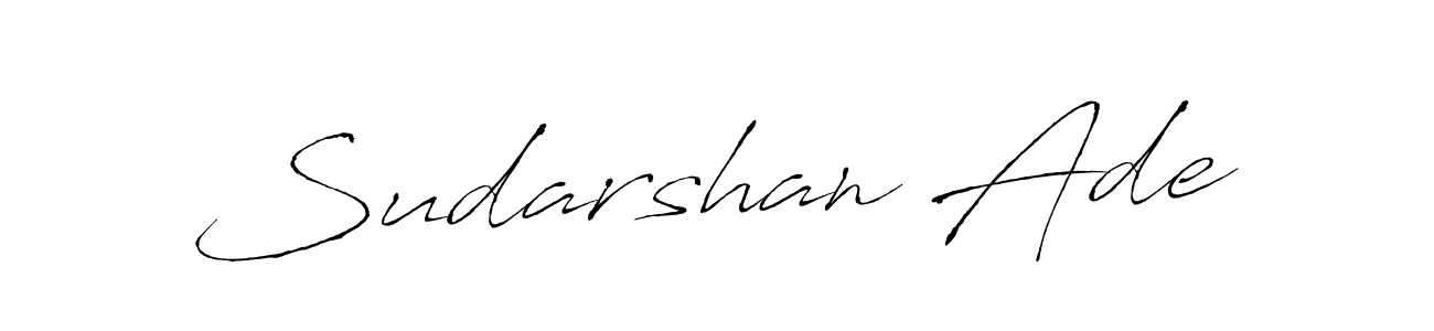 Here are the top 10 professional signature styles for the name Sudarshan Ade. These are the best autograph styles you can use for your name. Sudarshan Ade signature style 6 images and pictures png