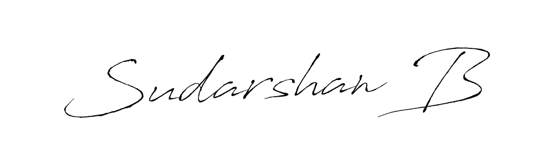 Make a beautiful signature design for name Sudarshan B. Use this online signature maker to create a handwritten signature for free. Sudarshan B signature style 6 images and pictures png