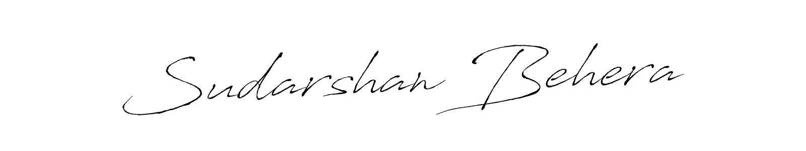 Design your own signature with our free online signature maker. With this signature software, you can create a handwritten (Antro_Vectra) signature for name Sudarshan Behera. Sudarshan Behera signature style 6 images and pictures png