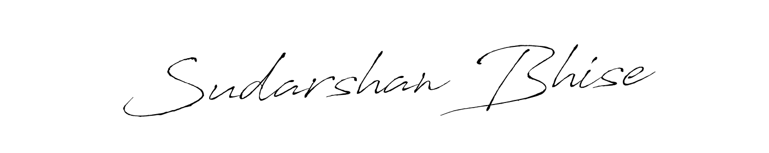 The best way (Antro_Vectra) to make a short signature is to pick only two or three words in your name. The name Sudarshan Bhise include a total of six letters. For converting this name. Sudarshan Bhise signature style 6 images and pictures png