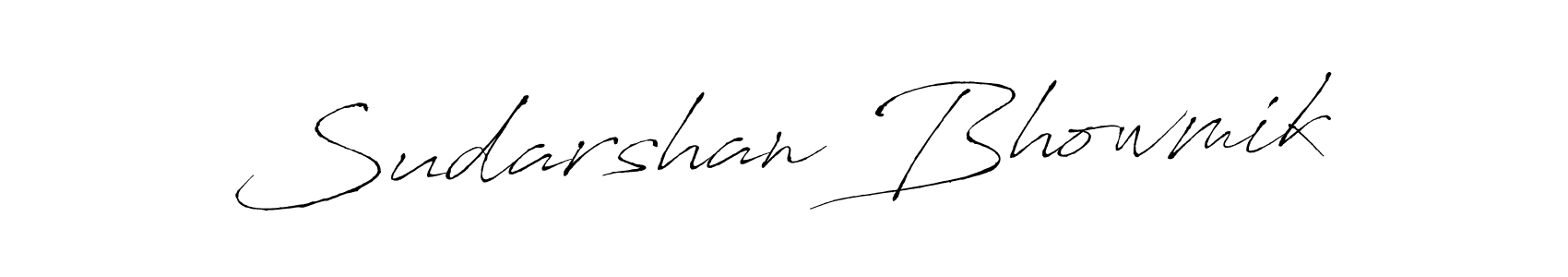 Sudarshan Bhowmik stylish signature style. Best Handwritten Sign (Antro_Vectra) for my name. Handwritten Signature Collection Ideas for my name Sudarshan Bhowmik. Sudarshan Bhowmik signature style 6 images and pictures png