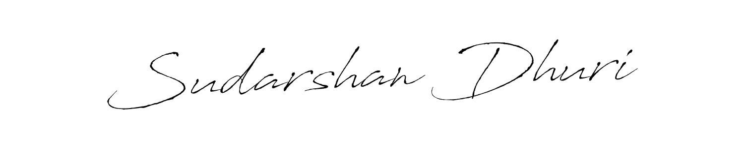 Create a beautiful signature design for name Sudarshan Dhuri. With this signature (Antro_Vectra) fonts, you can make a handwritten signature for free. Sudarshan Dhuri signature style 6 images and pictures png