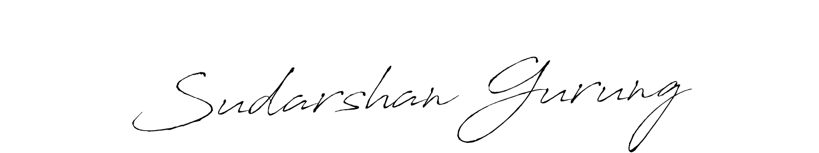 if you are searching for the best signature style for your name Sudarshan Gurung. so please give up your signature search. here we have designed multiple signature styles  using Antro_Vectra. Sudarshan Gurung signature style 6 images and pictures png