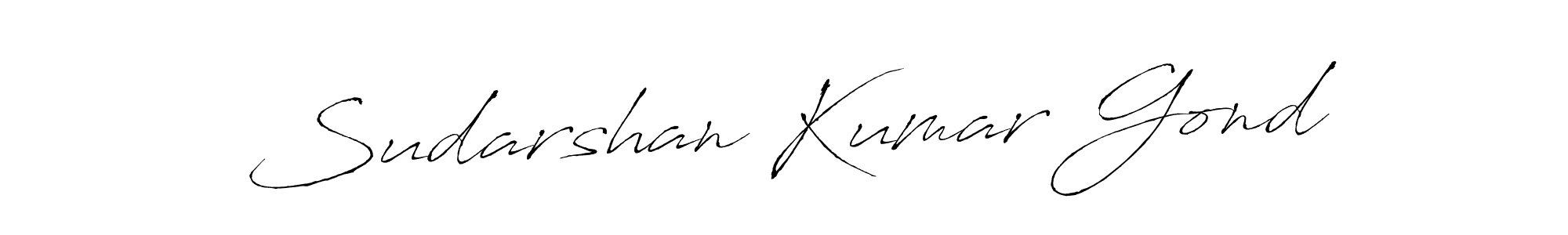 Use a signature maker to create a handwritten signature online. With this signature software, you can design (Antro_Vectra) your own signature for name Sudarshan Kumar Gond. Sudarshan Kumar Gond signature style 6 images and pictures png