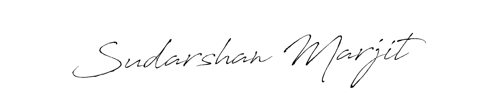 Design your own signature with our free online signature maker. With this signature software, you can create a handwritten (Antro_Vectra) signature for name Sudarshan Marjit. Sudarshan Marjit signature style 6 images and pictures png