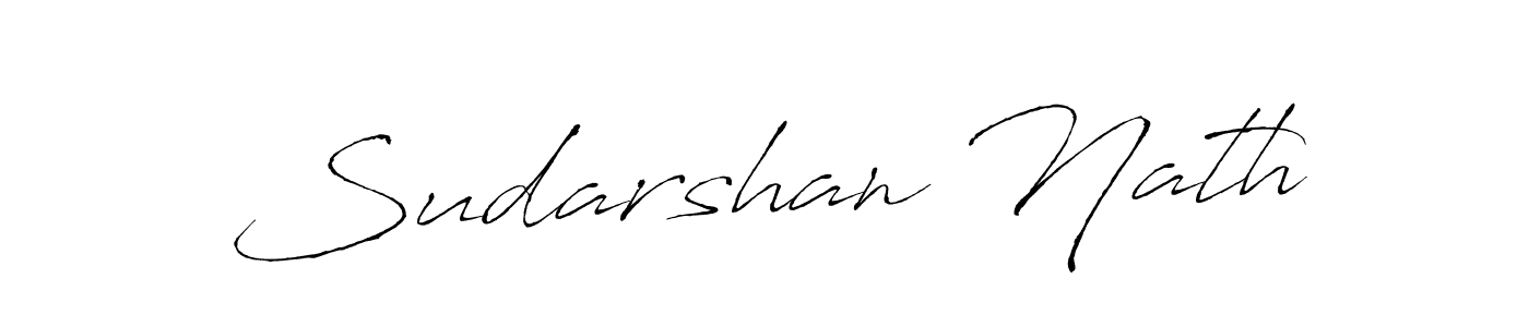 Sudarshan Nath stylish signature style. Best Handwritten Sign (Antro_Vectra) for my name. Handwritten Signature Collection Ideas for my name Sudarshan Nath. Sudarshan Nath signature style 6 images and pictures png