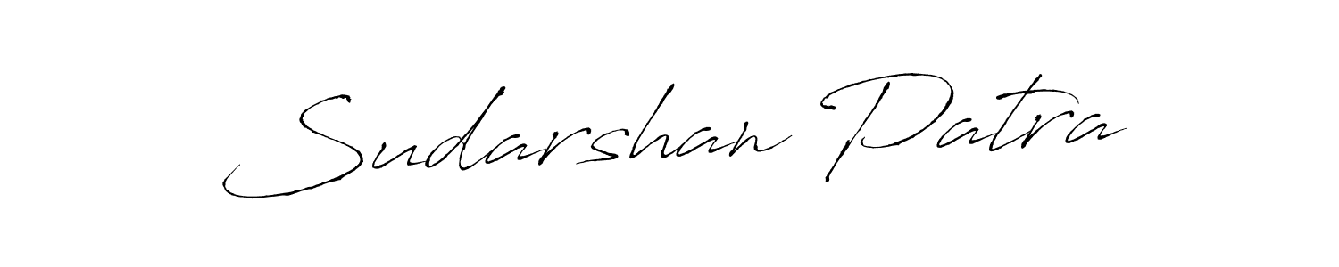 Create a beautiful signature design for name Sudarshan Patra. With this signature (Antro_Vectra) fonts, you can make a handwritten signature for free. Sudarshan Patra signature style 6 images and pictures png
