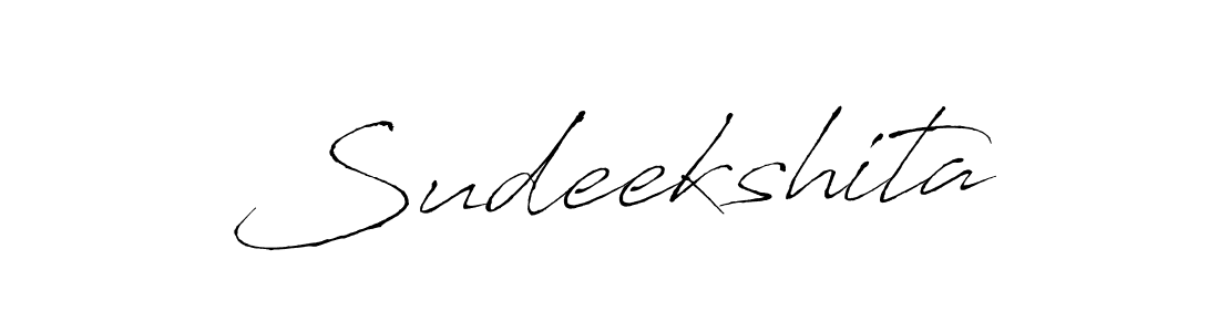 Use a signature maker to create a handwritten signature online. With this signature software, you can design (Antro_Vectra) your own signature for name Sudeekshita. Sudeekshita signature style 6 images and pictures png
