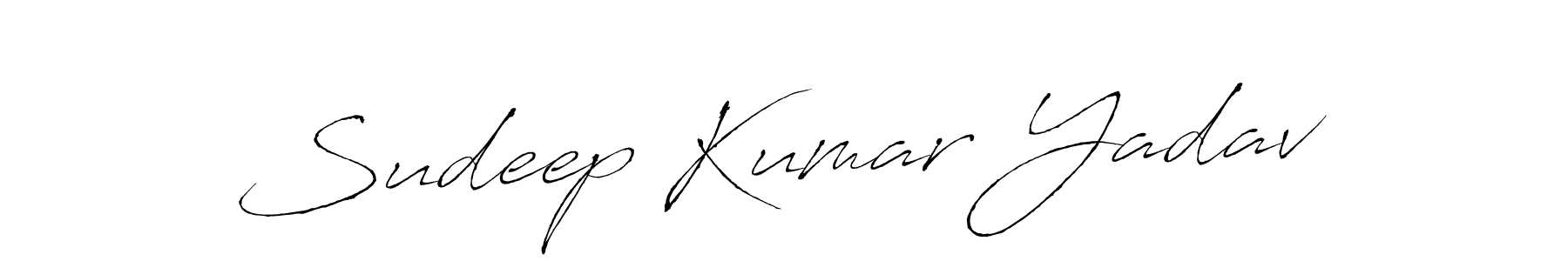 Use a signature maker to create a handwritten signature online. With this signature software, you can design (Antro_Vectra) your own signature for name Sudeep Kumar Yadav. Sudeep Kumar Yadav signature style 6 images and pictures png