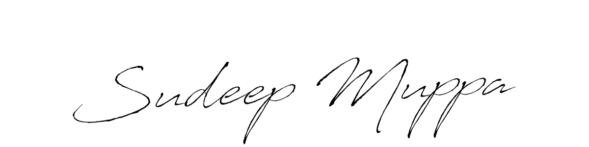 Use a signature maker to create a handwritten signature online. With this signature software, you can design (Antro_Vectra) your own signature for name Sudeep Muppa. Sudeep Muppa signature style 6 images and pictures png