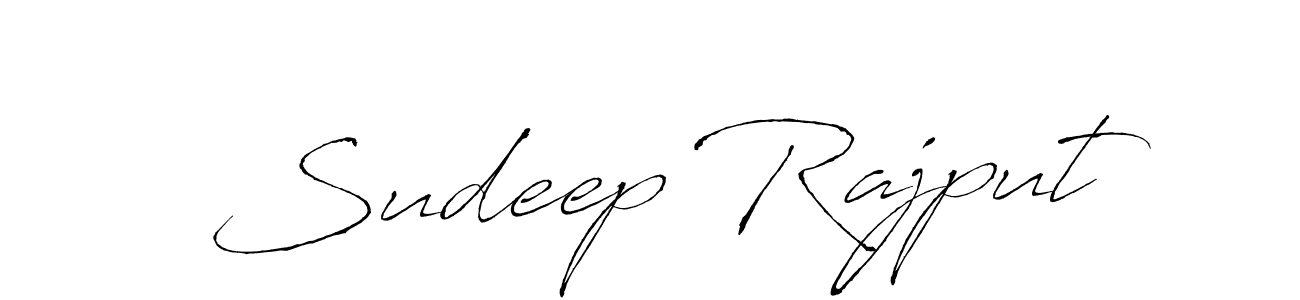 This is the best signature style for the Sudeep Rajput name. Also you like these signature font (Antro_Vectra). Mix name signature. Sudeep Rajput signature style 6 images and pictures png