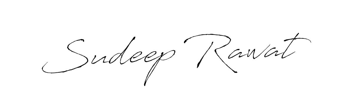 Create a beautiful signature design for name Sudeep Rawat. With this signature (Antro_Vectra) fonts, you can make a handwritten signature for free. Sudeep Rawat signature style 6 images and pictures png
