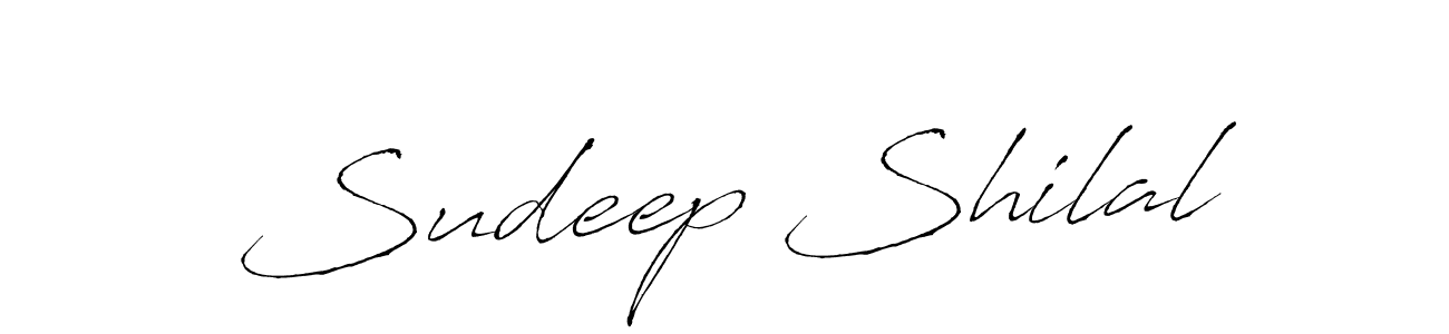 Antro_Vectra is a professional signature style that is perfect for those who want to add a touch of class to their signature. It is also a great choice for those who want to make their signature more unique. Get Sudeep Shilal name to fancy signature for free. Sudeep Shilal signature style 6 images and pictures png