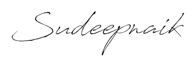 A dynamic signature style for Sudeepnaik using Antro_Vectra script. Designed to look authentic, handwritten, and professional. Sudeepnaik signature style 6 images and pictures png