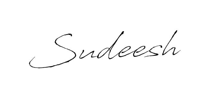 Sudeesh stylish signature style. Best Handwritten Sign (Antro_Vectra) for my name. Handwritten Signature Collection Ideas for my name Sudeesh. Sudeesh signature style 6 images and pictures png