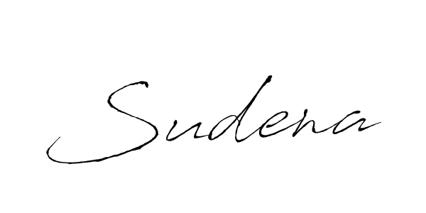 How to make Sudena signature? Antro_Vectra is a professional autograph style. Create handwritten signature for Sudena name. Sudena signature style 6 images and pictures png