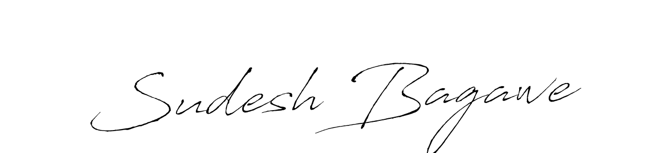 This is the best signature style for the Sudesh Bagawe name. Also you like these signature font (Antro_Vectra). Mix name signature. Sudesh Bagawe signature style 6 images and pictures png