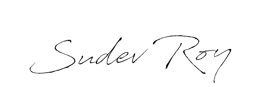 Make a beautiful signature design for name Sudev Roy. With this signature (Antro_Vectra) style, you can create a handwritten signature for free. Sudev Roy signature style 6 images and pictures png