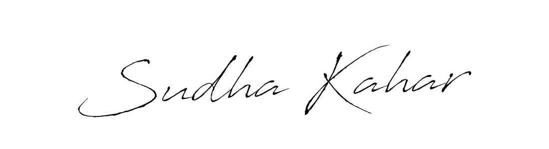 It looks lik you need a new signature style for name Sudha Kahar. Design unique handwritten (Antro_Vectra) signature with our free signature maker in just a few clicks. Sudha Kahar signature style 6 images and pictures png