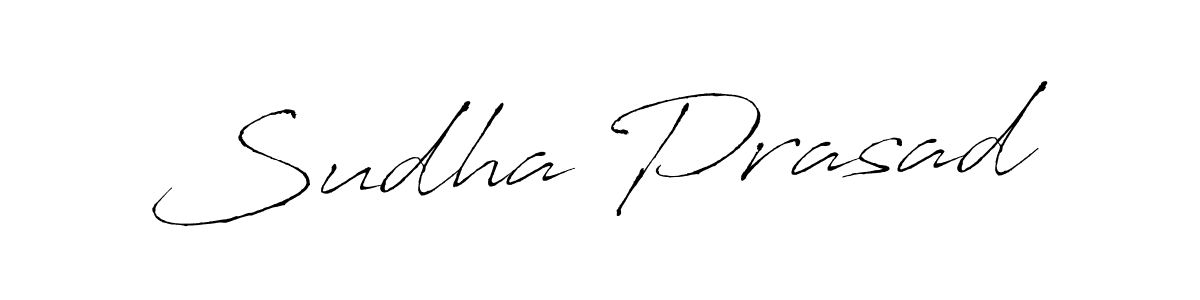 Make a short Sudha Prasad signature style. Manage your documents anywhere anytime using Antro_Vectra. Create and add eSignatures, submit forms, share and send files easily. Sudha Prasad signature style 6 images and pictures png