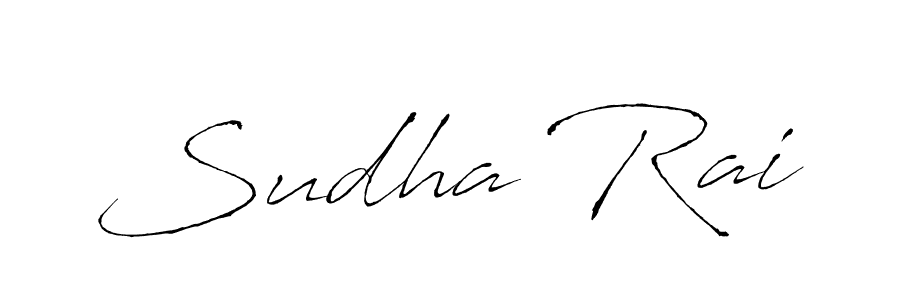 How to make Sudha Rai signature? Antro_Vectra is a professional autograph style. Create handwritten signature for Sudha Rai name. Sudha Rai signature style 6 images and pictures png