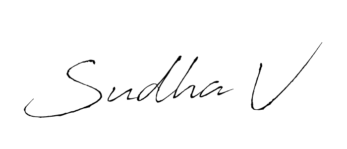 Make a short Sudha V signature style. Manage your documents anywhere anytime using Antro_Vectra. Create and add eSignatures, submit forms, share and send files easily. Sudha V signature style 6 images and pictures png