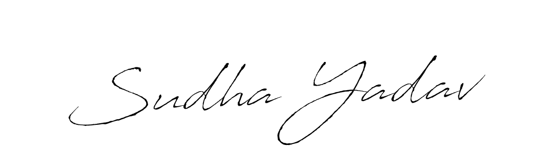 Make a beautiful signature design for name Sudha Yadav. Use this online signature maker to create a handwritten signature for free. Sudha Yadav signature style 6 images and pictures png