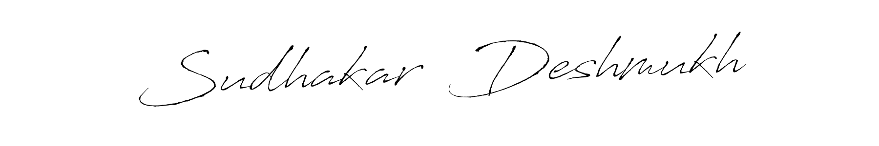 Make a short Sudhakar  Deshmukh signature style. Manage your documents anywhere anytime using Antro_Vectra. Create and add eSignatures, submit forms, share and send files easily. Sudhakar  Deshmukh signature style 6 images and pictures png