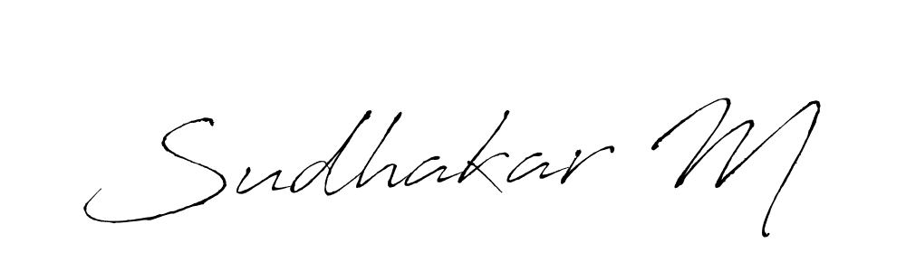 Similarly Antro_Vectra is the best handwritten signature design. Signature creator online .You can use it as an online autograph creator for name Sudhakar M. Sudhakar M signature style 6 images and pictures png