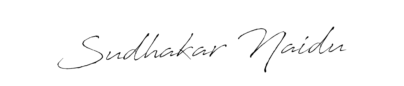 How to make Sudhakar Naidu signature? Antro_Vectra is a professional autograph style. Create handwritten signature for Sudhakar Naidu name. Sudhakar Naidu signature style 6 images and pictures png