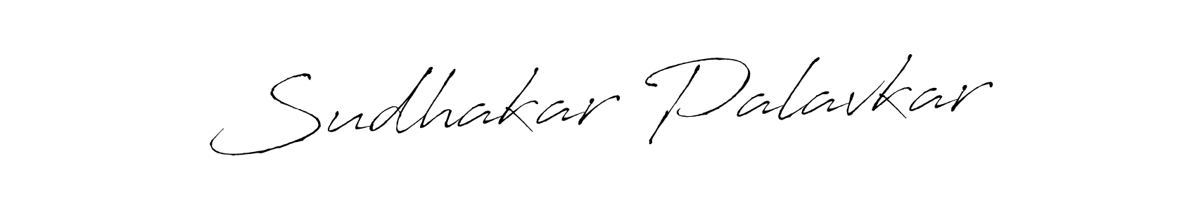 Make a beautiful signature design for name Sudhakar Palavkar. With this signature (Antro_Vectra) style, you can create a handwritten signature for free. Sudhakar Palavkar signature style 6 images and pictures png