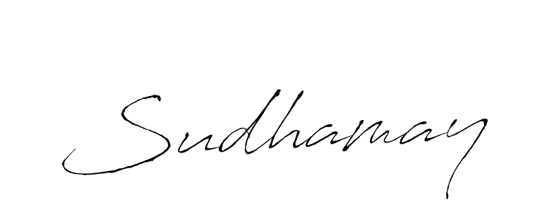 Design your own signature with our free online signature maker. With this signature software, you can create a handwritten (Antro_Vectra) signature for name Sudhamay. Sudhamay signature style 6 images and pictures png