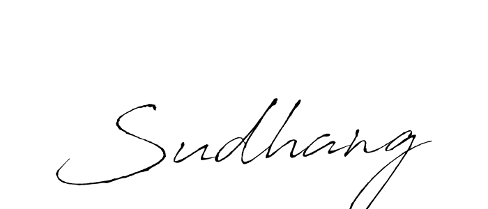 How to make Sudhang name signature. Use Antro_Vectra style for creating short signs online. This is the latest handwritten sign. Sudhang signature style 6 images and pictures png