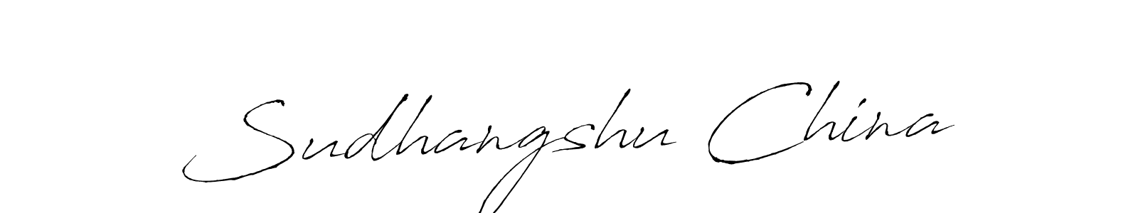 Use a signature maker to create a handwritten signature online. With this signature software, you can design (Antro_Vectra) your own signature for name Sudhangshu China. Sudhangshu China signature style 6 images and pictures png