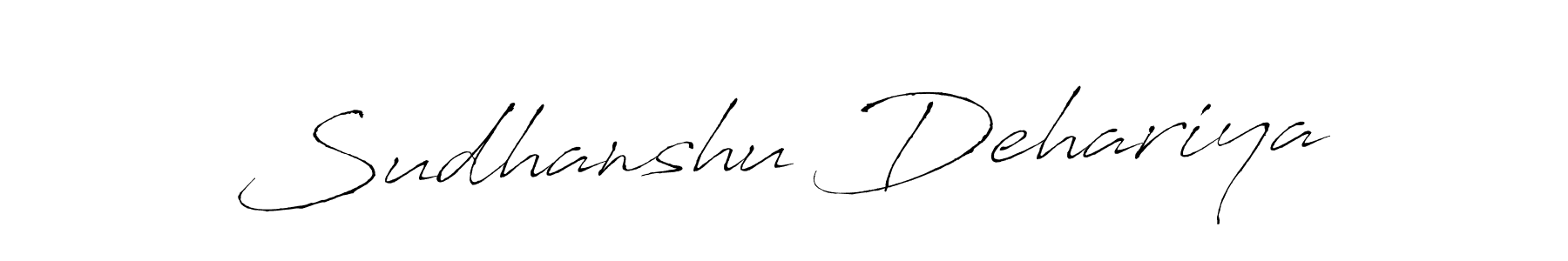 Antro_Vectra is a professional signature style that is perfect for those who want to add a touch of class to their signature. It is also a great choice for those who want to make their signature more unique. Get Sudhanshu Dehariya name to fancy signature for free. Sudhanshu Dehariya signature style 6 images and pictures png