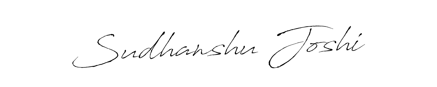 Antro_Vectra is a professional signature style that is perfect for those who want to add a touch of class to their signature. It is also a great choice for those who want to make their signature more unique. Get Sudhanshu Joshi name to fancy signature for free. Sudhanshu Joshi signature style 6 images and pictures png