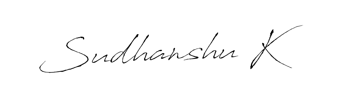 Also You can easily find your signature by using the search form. We will create Sudhanshu K name handwritten signature images for you free of cost using Antro_Vectra sign style. Sudhanshu K signature style 6 images and pictures png