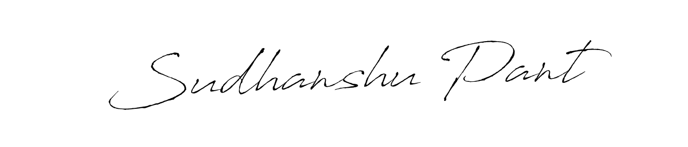 How to make Sudhanshu Pant signature? Antro_Vectra is a professional autograph style. Create handwritten signature for Sudhanshu Pant name. Sudhanshu Pant signature style 6 images and pictures png