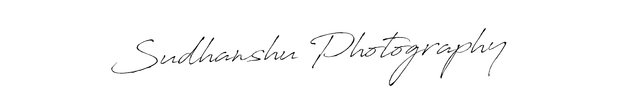 Use a signature maker to create a handwritten signature online. With this signature software, you can design (Antro_Vectra) your own signature for name Sudhanshu Photography. Sudhanshu Photography signature style 6 images and pictures png