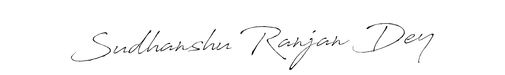 The best way (Antro_Vectra) to make a short signature is to pick only two or three words in your name. The name Sudhanshu Ranjan Dey include a total of six letters. For converting this name. Sudhanshu Ranjan Dey signature style 6 images and pictures png