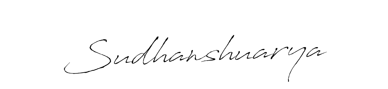 Similarly Antro_Vectra is the best handwritten signature design. Signature creator online .You can use it as an online autograph creator for name Sudhanshuarya. Sudhanshuarya signature style 6 images and pictures png