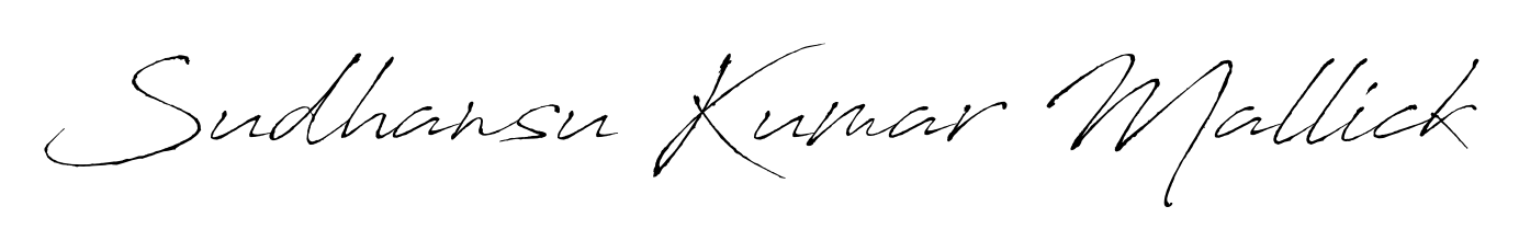 Enhance your business communications with Sudhansu Kumar Mallick signature in Antro_Vectra lettering. Clean, modern, and universally compatible. Sudhansu Kumar Mallick signature style 6 images and pictures png