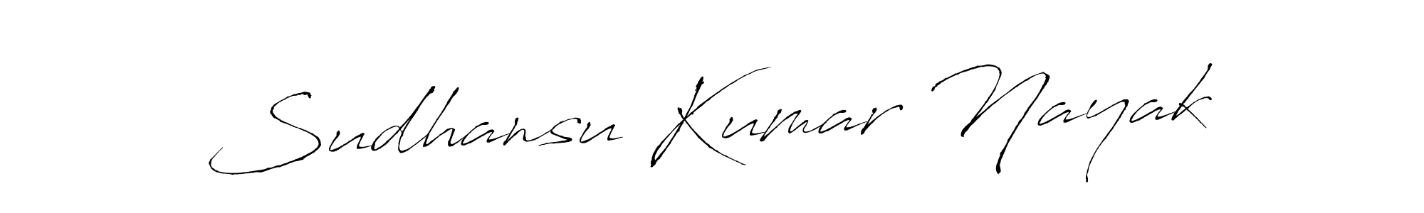 Make a beautiful signature design for name Sudhansu Kumar Nayak. With this signature (Antro_Vectra) style, you can create a handwritten signature for free. Sudhansu Kumar Nayak signature style 6 images and pictures png