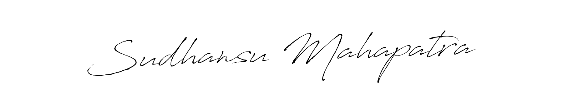 Design your own signature with our free online signature maker. With this signature software, you can create a handwritten (Antro_Vectra) signature for name Sudhansu Mahapatra. Sudhansu Mahapatra signature style 6 images and pictures png