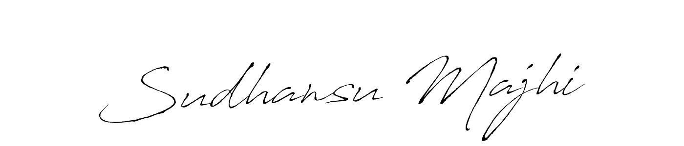 Create a beautiful signature design for name Sudhansu Majhi. With this signature (Antro_Vectra) fonts, you can make a handwritten signature for free. Sudhansu Majhi signature style 6 images and pictures png