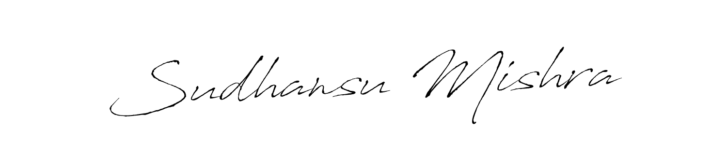 Design your own signature with our free online signature maker. With this signature software, you can create a handwritten (Antro_Vectra) signature for name Sudhansu Mishra. Sudhansu Mishra signature style 6 images and pictures png